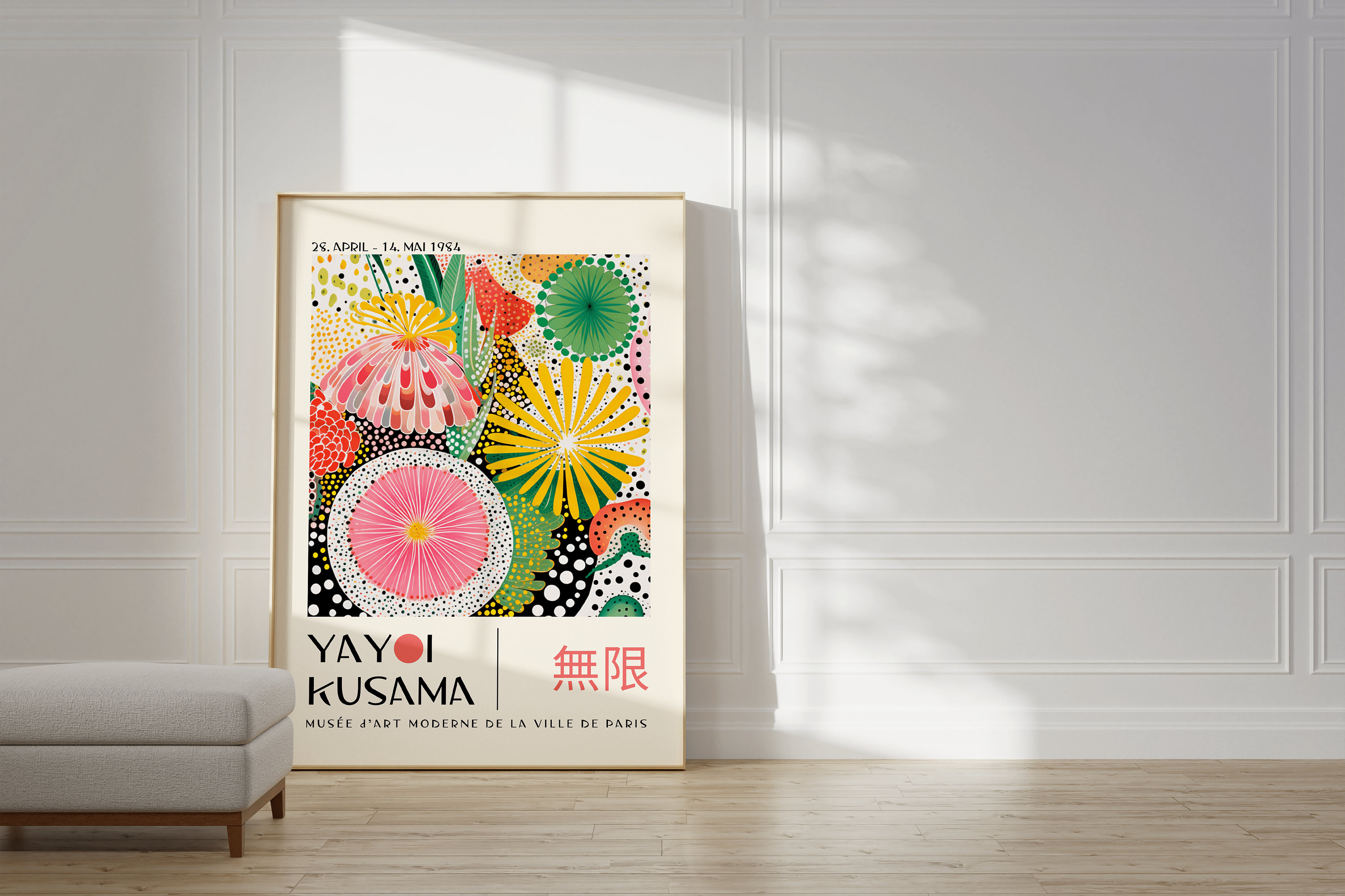 Yayoi Kusama 3 Piece Poster Set - Japanese Wall Art, Kusama