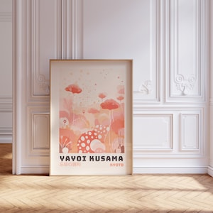 CHxdxge Yayoi Kusama Poster Mural à Pois - Peinture