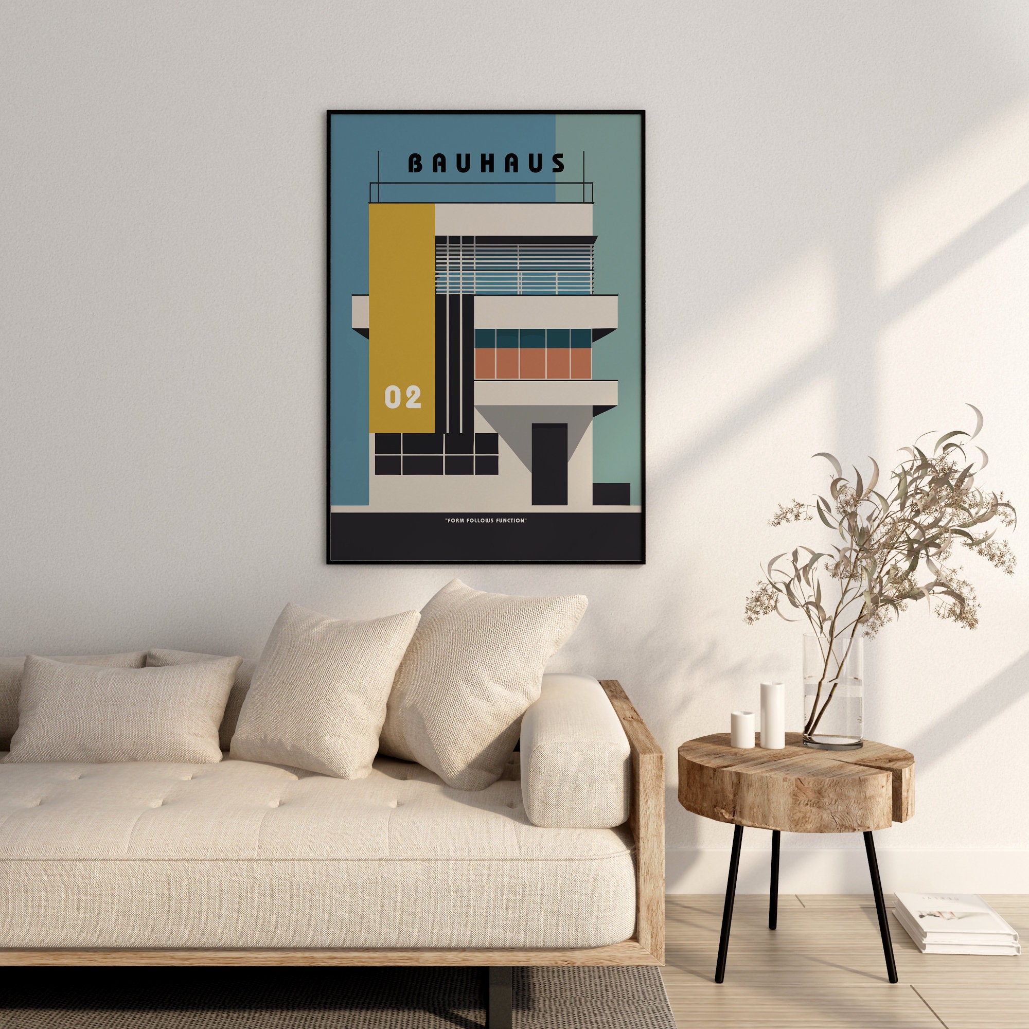 Bauhaus Poster | Abstract Bauhaus Print | Bauhaus Wall Art | Exhibition ...