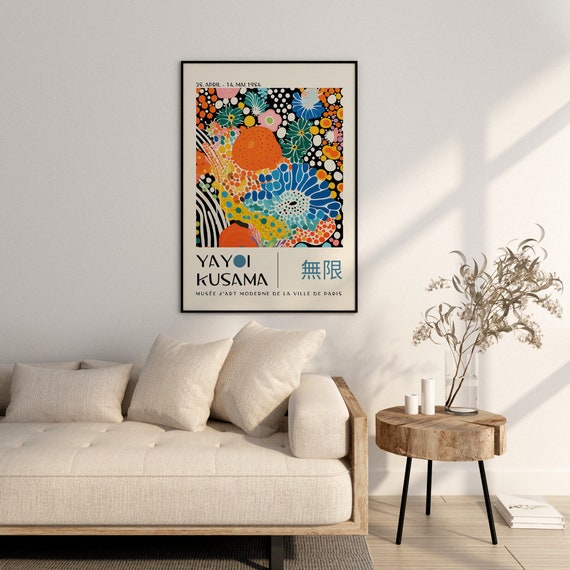 Yayoi Kusama Print - Japanese Wall Art - Home Wall Decor as