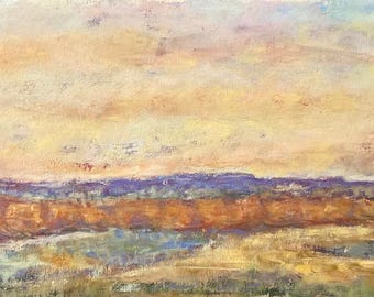 Digital Download New Mexico Landscape - Pastel Print