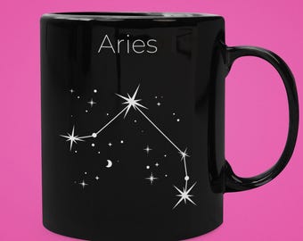 Aries mug, Aries gift, Aries Constellation mug, gift for Aries, Aries Zodiac mug, Aries Astrology mug, Aries Horoscope mug