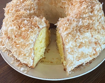 Tom Cruise Cake (White Chocolate Coconut Bundt)