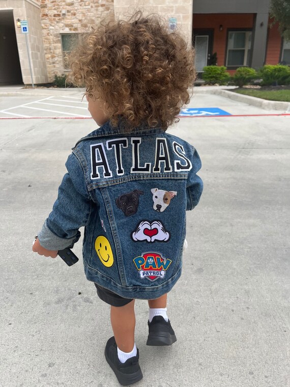 Custom Kids Levis Jacket With Patches Etsy
