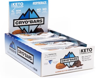 NEW*** Energy Protein bar | Almond Butter Chocolate Chunk | Keto Friendly | 11 grams protein | Gluten Free Snack Bar | Low Sugar | Low Carb