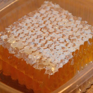 Franconian honeycomb honey, 100% natural, weight 100g to 250g