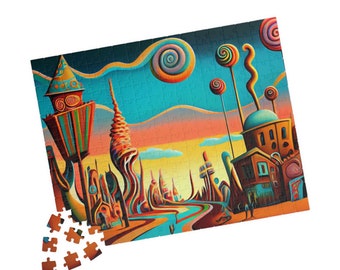 Puzzle, 1000 Pieces, Unique Jigsaw for Family, Colorful Jigsaw for Adults & Kids, Fantasy Jigsaw Puzzle, Colorful Puzzle, Large Puzzle