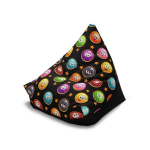 Bean Bag Chair Cover, Candy Bean Bag 6, Personalized Beanbag, Giant Beanbag, Funky Retro Furniture, Comfy Kids Furniture, Groovy Beanbag image 5
