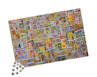 Puzzle, 1000 Pieces, Unique Jigsaw for Family, Colorful Jigsaw for Adults & Kids, Fantasy Jigsaw Puzzle, Colorful Puzzle, Large Puzzle