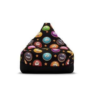 Bean Bag Chair Cover, Candy Bean Bag 6, Personalized Beanbag, Giant Beanbag, Funky Retro Furniture, Comfy Kids Furniture, Groovy Beanbag image 7