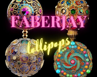 Faberge, Lollipop digital images, crafters, Lollipopolis, 21 Digital Images