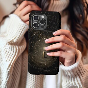 Fundas resistentes celestiales para teléfono: diseño de galaxias, regalo para amantes de la astrología, arte cósmico, protección única para el teléfono, regalo para aficionados a la ciencia