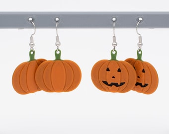 Pumpkin/Jack-O-Lantern Earrings