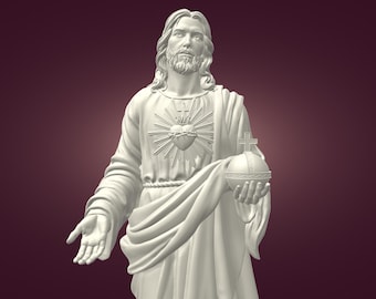 Jesús - Archivo digital STL 3D para impresión 3D y CNC