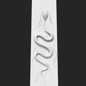 Snake - Digital 3D STL File for 3D Printing and CNC