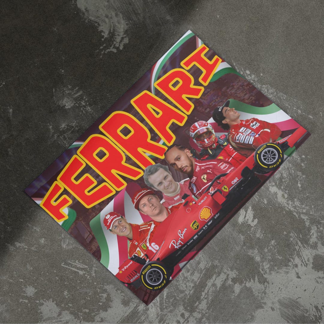 Ferrari F1 Poster: Classic Racing Car Art (digital Download) - Etsy