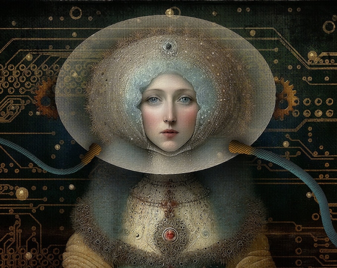 LIMITED EDITION signed print - The Baroque Astronaut