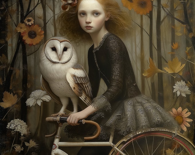 SIGNED NUMBERED print - The Owl and I