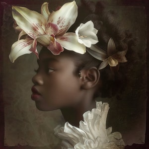 SIGNED NUMBERED ART print - The Orchid Girl