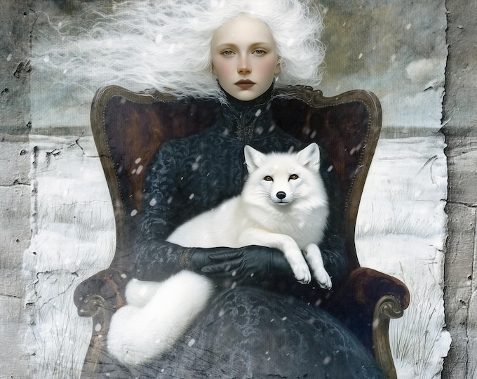 SIGNED LIMITED EDITION giclee wall art - The Frost Maiden