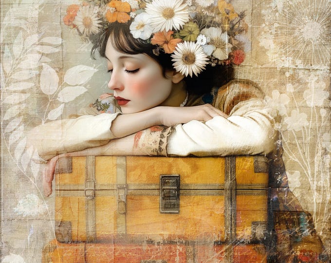 SIGNED NUMBERED PRINT - giclee art print "The Traveler"