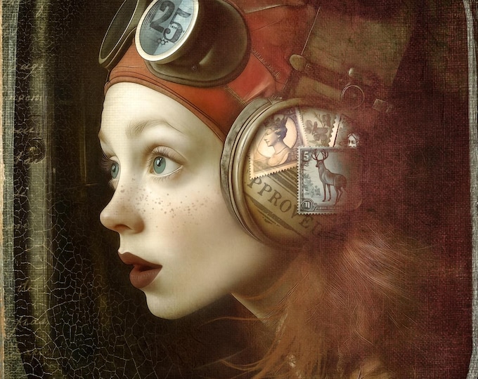 SIGNED NUMBERED GICLEE art print - The Aviator - limited edition