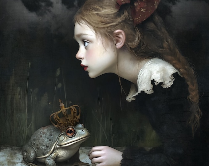 SIGNED LIMITED EDITION - The Frog Prince wall art