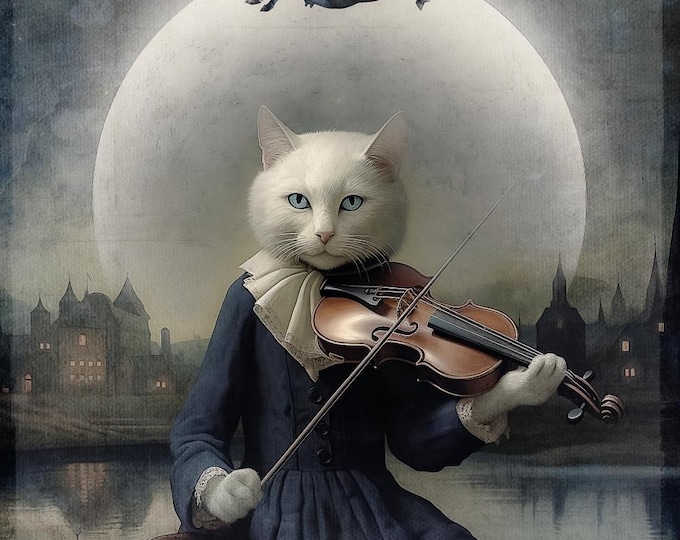 SIGNED NUMBERED PRINT -  Over the Moon