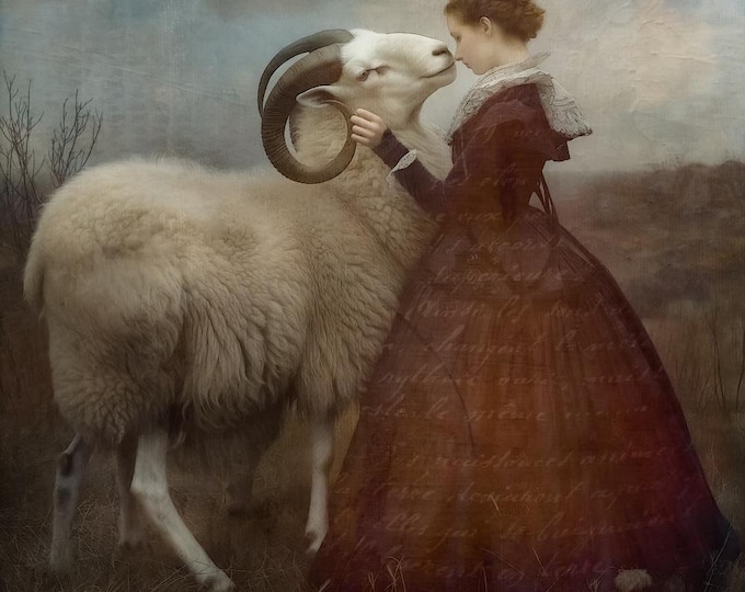 SIGNED NUMBERED PRINT - Aries the Ram