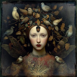 SIGNED NUMBERED ART giclee print - The Autumn Fairy #1