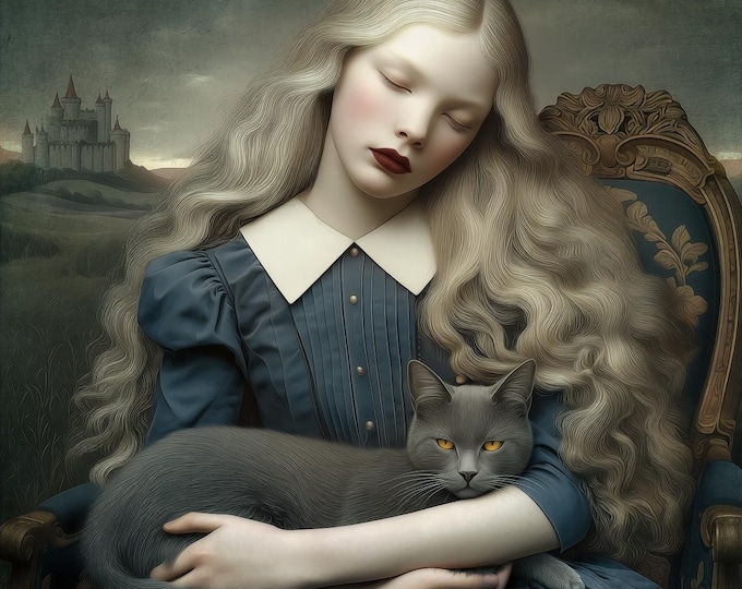 SIGNED ARTIST PROOF giclee wall art - Alice and Dinah