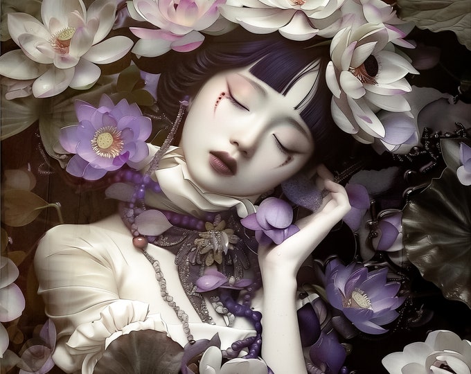 SIGNED NUMBERED PRINT - The Lotus #2