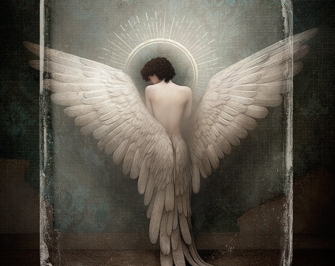 LIMITED EDITION signed art print - Angel of the Gallery