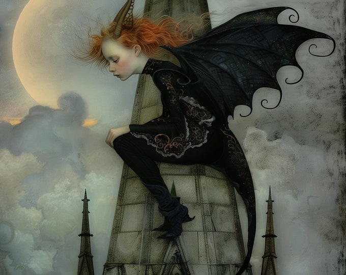 ARTIST PROOF - Bat Fairy