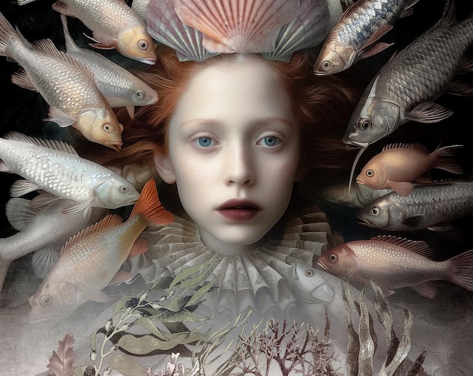 LIMITED EDITION signed print - Pisces the Fish