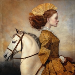 LIMITED EDITION PRINT - The Horsewoman #1