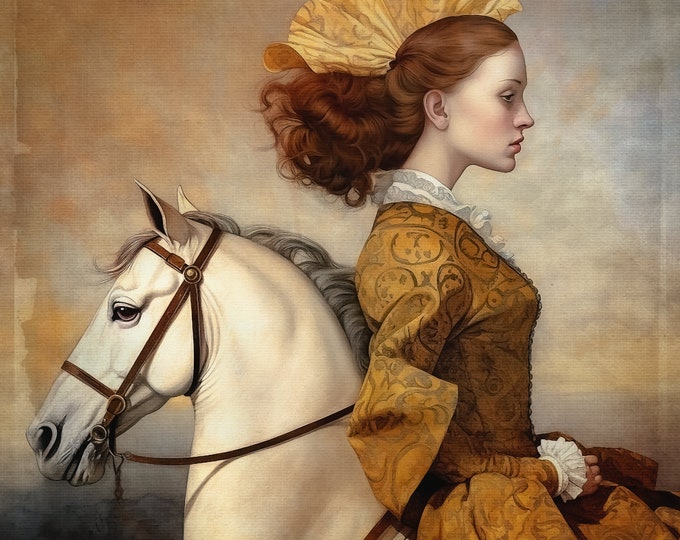 LIMITED EDITION PRINT - The Horsewoman #1