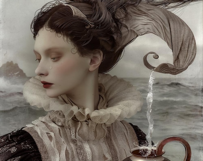 LIMITED EDITION signed print - Aquarius the Water Bearer