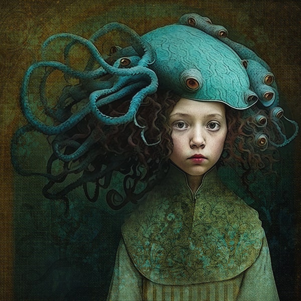 LIMITED EDITION signed print - The Octopus Hat