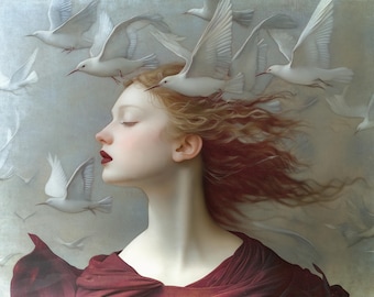 SIGNED LIMITED EDITION giclee art print - Flight