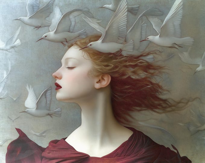 SIGNED LIMITED EDITION giclee art print - Flight