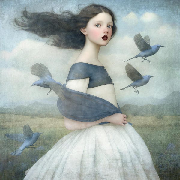 SIGNED NUMBERED GICLEE art print - The Bluebird