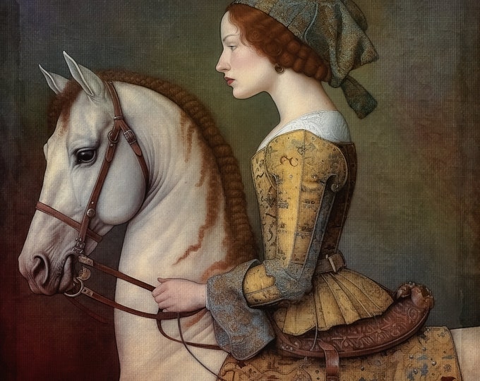 LIMITED EDITION signed art print - The Horsewoman #2