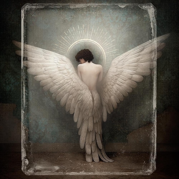 LIMITED EDITION signed art print - Angel of the Gallery