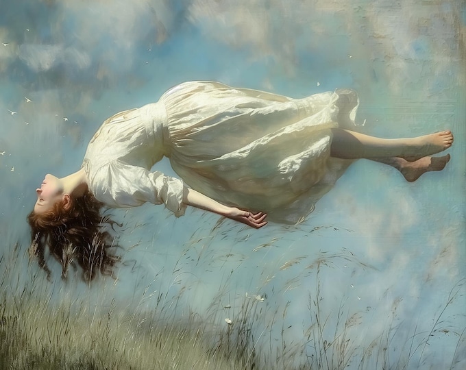 SIGNED GICLEE COLLECTIBLE wall art print - And She Was