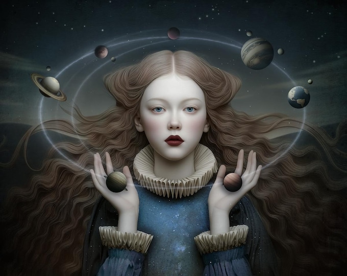 Signed Artist's Proof Giclee Print: "Cosmos" Astronomical Wall Art