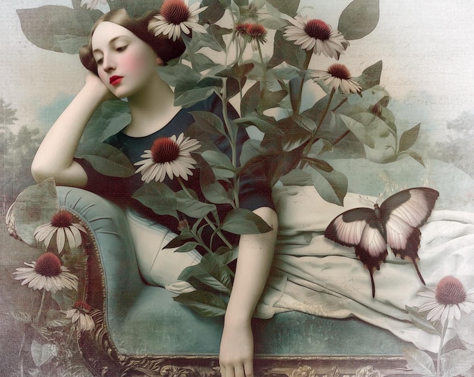 SIGNED LIMITED EDITION giclee art print - The Chaise