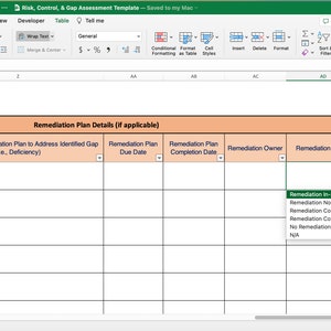 Risk Assessment and Risk Register Template: Excel & Google Sheets - Etsy