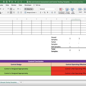 Risk Assessment, Risk Register, and Control Testing Template (excel) - Etsy