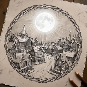 Christmas Decoration, Double Engraving, SVG ready for download, Lightburn file already prepared, Instant Download